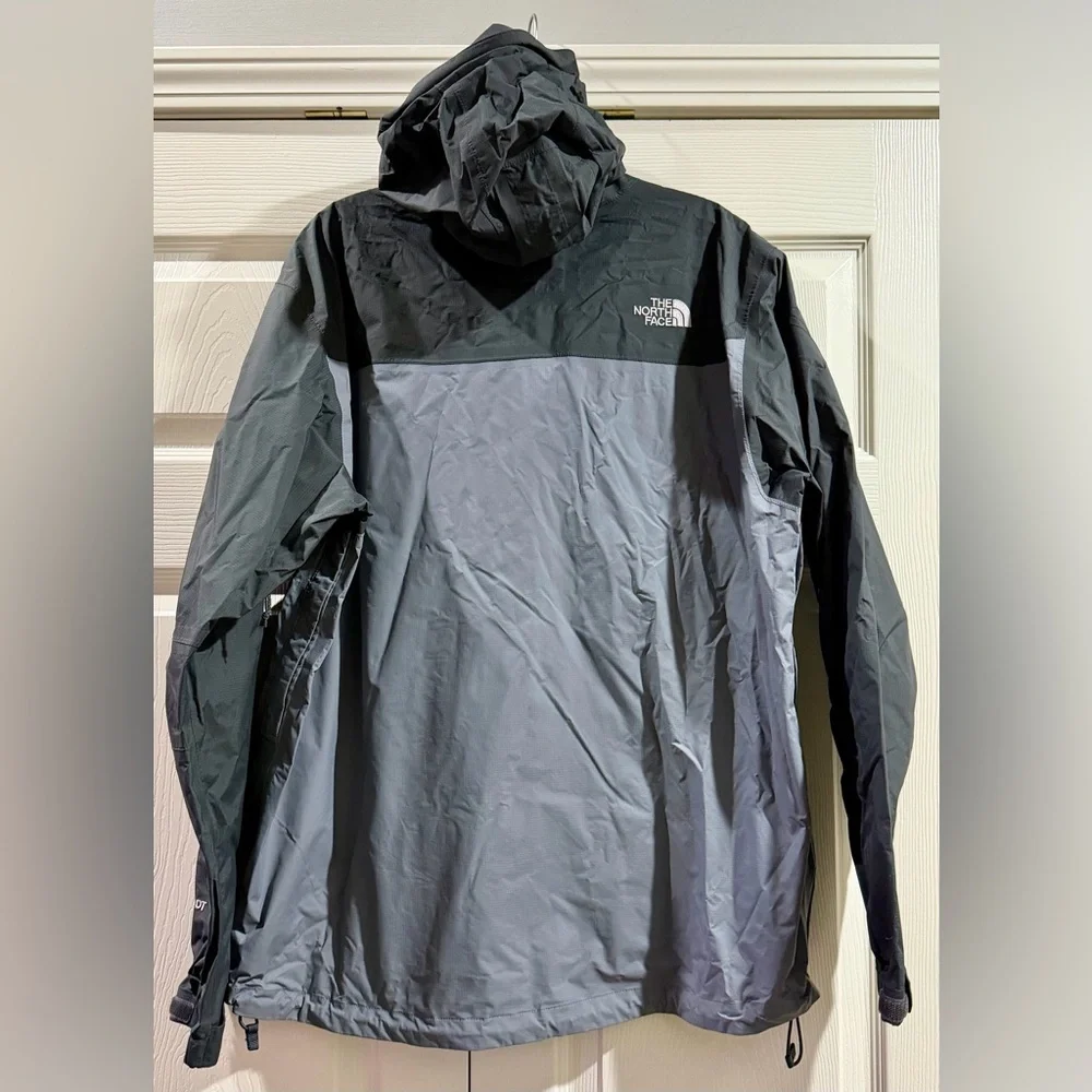 Vintage The North Face Hyvent DT Zip Up Jacket Gray/Black  Size Large